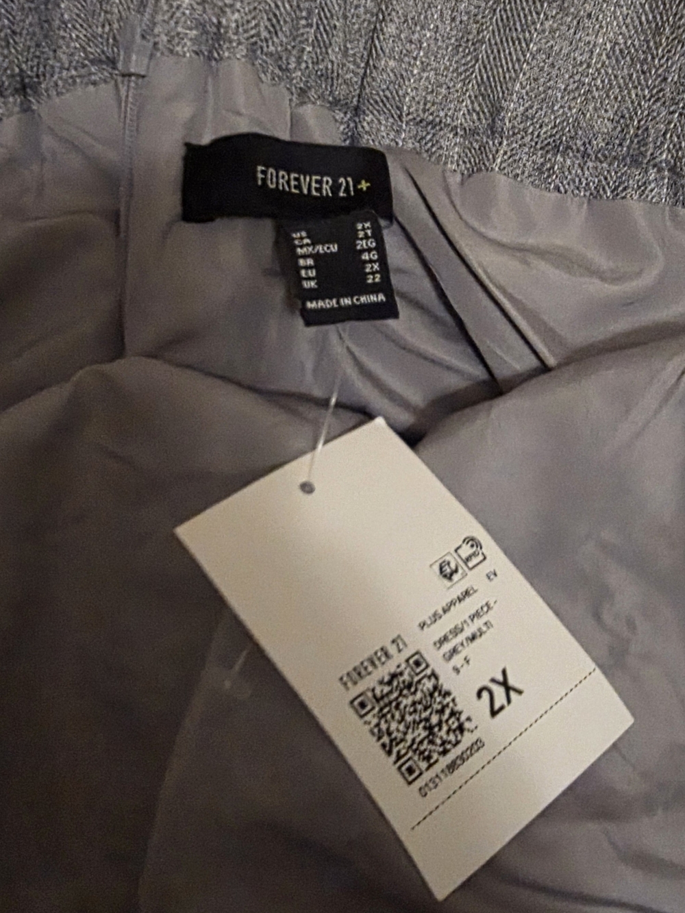 Forever 21 Plus Size Gray Jumsuit